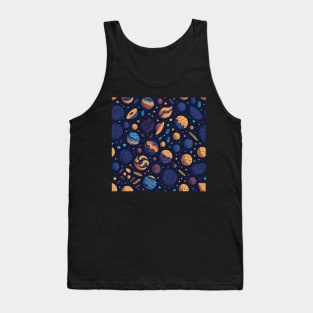 Planets Symphony Patterns Tank Top